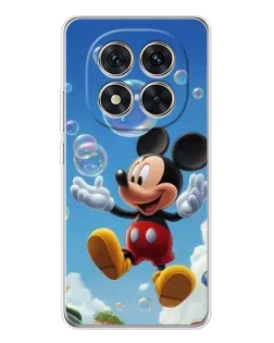 Чехол для Xiaomi Redmi Note 14 Pro 5G с картинкой «Mickey и мыльные пузыри»
