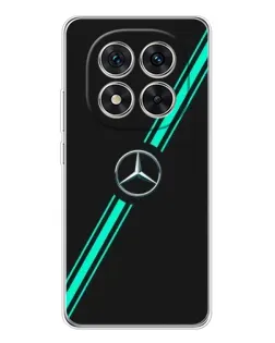 Чехол для Xiaomi Redmi Note 14 Pro 5G с картинкой «Спортивные линии Mercedes»
