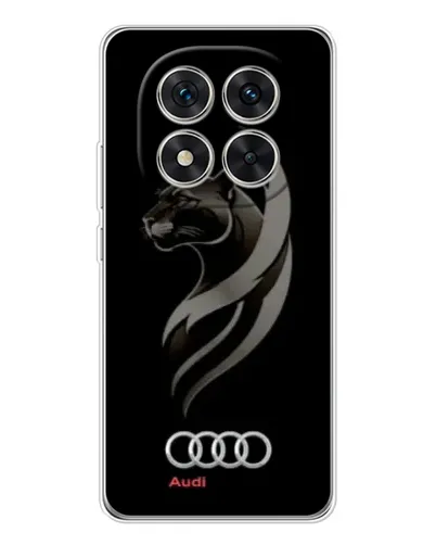 Чехол для Xiaomi Redmi Note 14 Pro 5G с картинкой «Графика — пантера и Audi»