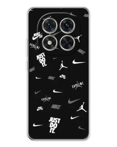 Чехол для Xiaomi Redmi Note 14 Pro Plus с картинкой «Nike Black Pattern» Чехол для Xiaomi Redmi Note 14 Pro Plus с картинкой «Nike Black Pattern»