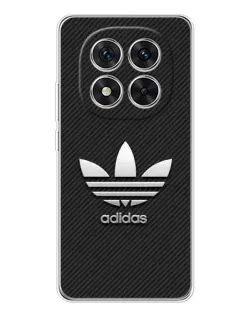 Чехол для Xiaomi Redmi Note 14 Pro Plus с картинкой «Adidas Карбоновая текстура»