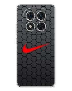 Чохол для Xiaomi Redmi Note 14 Pro Plus з картинкою «Nike — карбонова сітка»