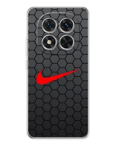 Чехол для Xiaomi Redmi Note 14 Pro Plus с картинкой «Nike — карбоновая сетка»