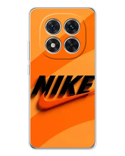 Чехол для Xiaomi Redmi Note 14 Pro Plus с картинкой «Оранжевый драйв Nike»