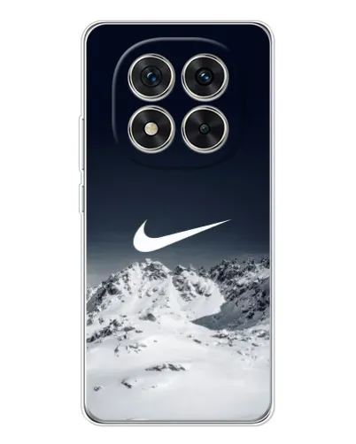 Чехол для Xiaomi Redmi Note 14 Pro Plus с картинкой «Nike — зимние горы»