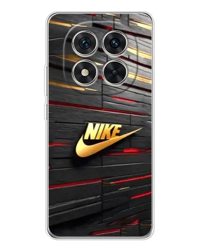 Чехол для Xiaomi Redmi Note 14 Pro Plus с картинкой «Золотой Nike на металле»