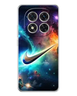 Чохол для Xiaomi Redmi Note 14 Pro Plus з картинкою «Космічний Nike Swoosh»