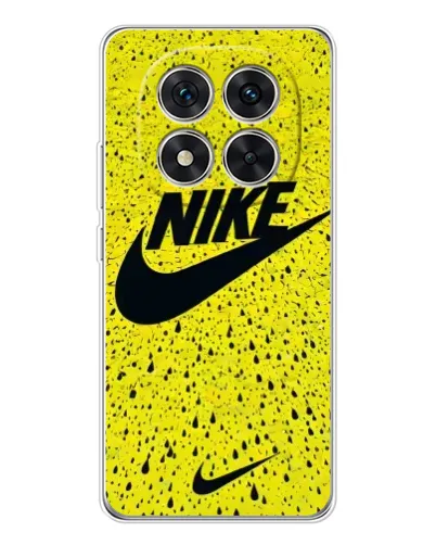 Чехол для Xiaomi Redmi Note 14 Pro Plus с картинкой «Желтый текстурный Nike»