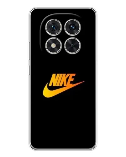 Чехол для Xiaomi Redmi Note 14 Pro Plus с картинкой «Золотой логотип Nike»