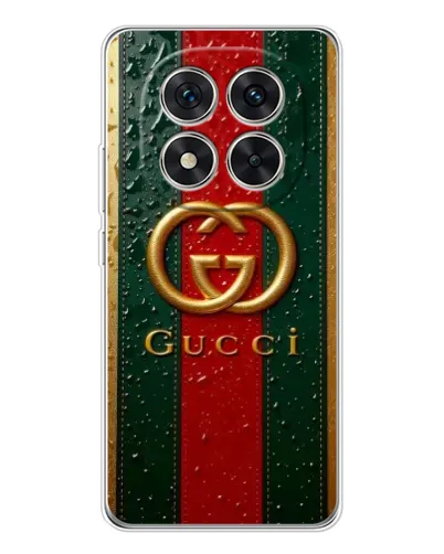 Чехол для Xiaomi Redmi Note 14 Pro Plus с картинкой «Gucci — фирменная полоса и золото» Чехол для Xiaomi Redmi Note 14 Pro Plus с картинкой «Gucci — фирменная полоса и золото»