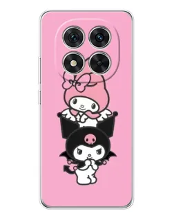 Чохол для Xiaomi Redmi Note 14 Pro Plus з картинкою «My Melody та Kuromi»