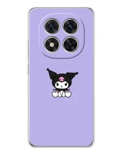 Чохол для Xiaomi Redmi Note 14 Pro Plus з картинкою «Kuromi — фіолетовий мінімалізм»