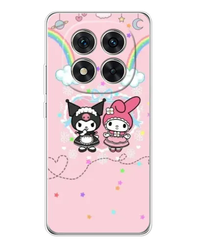 Чехол для Xiaomi Redmi Note 14 Pro Plus с картинкой «My Melody и Kuromi»