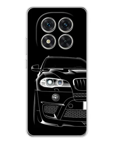 Чехол для Xiaomi Redmi Note 14 Pro Plus с картинкой «Темный силуэт BMW»