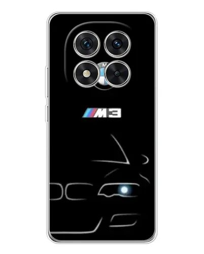 Чехол для Xiaomi Redmi Note 14 Pro Plus с картинкой «Минималистичный принт BMW M3»