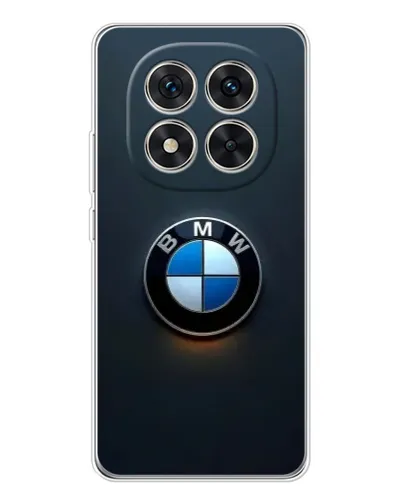 Чехол для Xiaomi Redmi Note 14 Pro Plus с картинкой «Логотип BMW — минимализм»