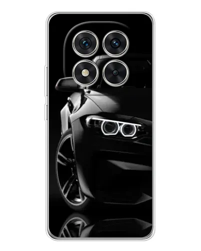 Чехол для Xiaomi Redmi Note 14 Pro Plus с картинкой «Черная BMW — профиль» Чехол для Xiaomi Redmi Note 14 Pro Plus с картинкой «Черная BMW — профиль»