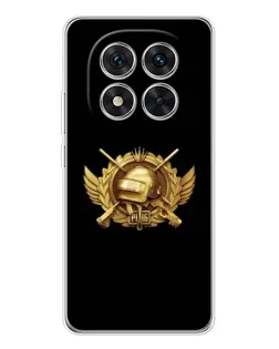 Чехол для Xiaomi Redmi Note 14 Pro Plus с картинкой «PUBG — оранжевый градиент»