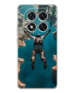 Чехол для Xiaomi Redmi Note 14 Pro Plus с картинкой «PUBG — свободное падение»