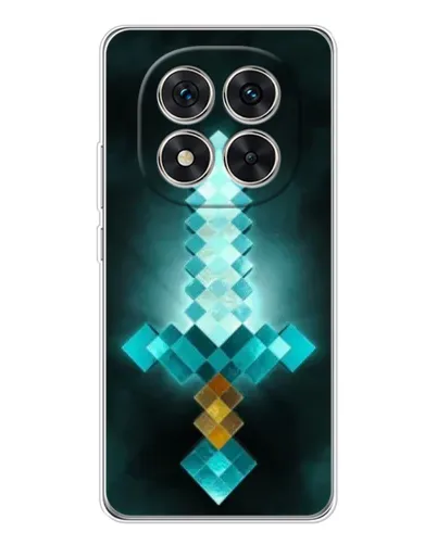 Чехол для Xiaomi Redmi Note 14 Pro Plus с картинкой «Алмазный меч неон»