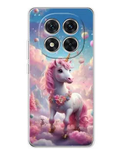 Чехол для Xiaomi Redmi Note 14 Pro Plus с картинкой «Единорог среди облаков»