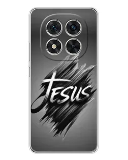 Чехол для Xiaomi Redmi Note 14 Pro Plus с картинкой «Надпись Jesus Graffiti»