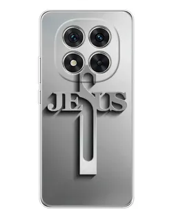 Чехол для Xiaomi Redmi Note 14 Pro Plus с картинкой «Металлический крест Jesus» Чехол для Xiaomi Redmi Note 14 Pro Plus с картинкой «Металлический крест Jesus»