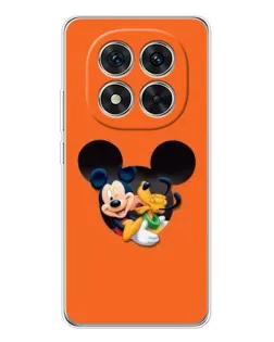 Чехол для Xiaomi Redmi Note 14 Pro Plus с картинкой «Сердце Микки Минни»