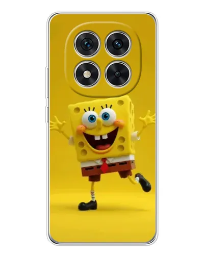 Чехол для Xiaomi Redmi Note 14 Pro Plus с картинкой «Позитивный Губка Боб»