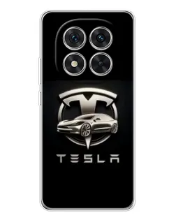 Чохол для Xiaomi Redmi Note 14 Pro Plus з картинкою «Tesla — срібне авто» Чохол для Xiaomi Redmi Note 14 Pro Plus з картинкою «Tesla — срібне авто»