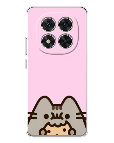Чехол для Xiaomi Redmi Note 14 Pro Plus с картинкой «Pusheen и печенье»
