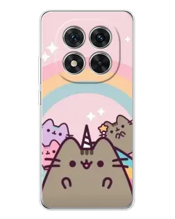 Чехол для Xiaomi Redmi Note 14 Pro Plus с картинкой «Единорог Pusheen»