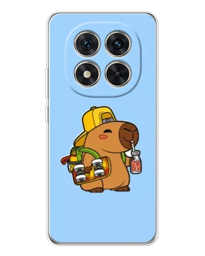 Чехол для Xiaomi Redmi Note 14 Pro Plus с картинкой «Капибара на скейте» Чехол для Xiaomi Redmi Note 14 Pro Plus с картинкой «Капибара на скейте»