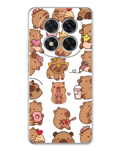 Чехол для Xiaomi Redmi Note 14 Pro Plus с картинкой «Стикерпак с капибарами» Чехол для Xiaomi Redmi Note 14 Pro Plus с картинкой «Стикерпак с капибарами»
