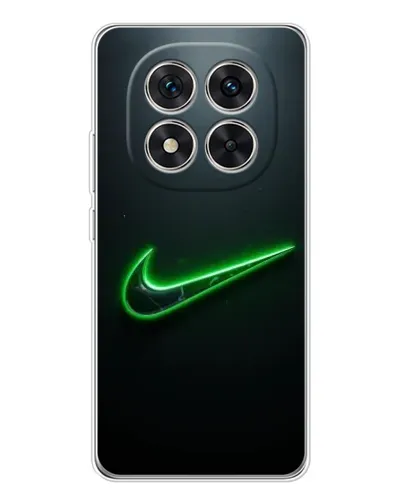 Чехол для Xiaomi Redmi Note 14 Pro с картинкой «Неоновый контур Nike»