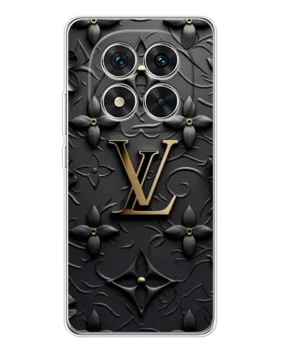 Чехол для Xiaomi Redmi Note 14 Pro с картинкой «Кожаная текстура LV»