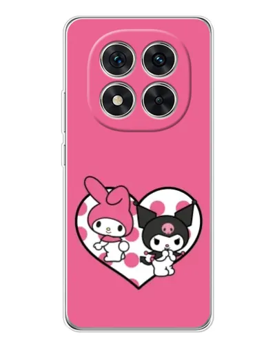 Чехол для Xiaomi Redmi Note 14 Pro с картинкой «Kuromi и My Melody» Чехол для Xiaomi Redmi Note 14 Pro с картинкой «Kuromi и My Melody»