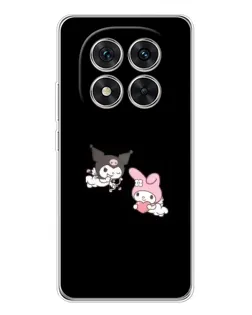 Чехол для Xiaomi Redmi Note 14 Pro с картинкой «My Melody и Kuromi»