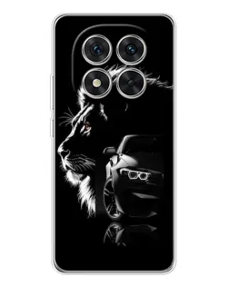 Чехол для Xiaomi Redmi Note 14 Pro с картинкой «BMW и лев» Чехол для Xiaomi Redmi Note 14 Pro с картинкой «BMW и лев»