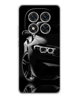 Чехол для Xiaomi Redmi Note 14 Pro с картинкой «Черная BMW — профиль» Чехол для Xiaomi Redmi Note 14 Pro с картинкой «Черная BMW — профиль»