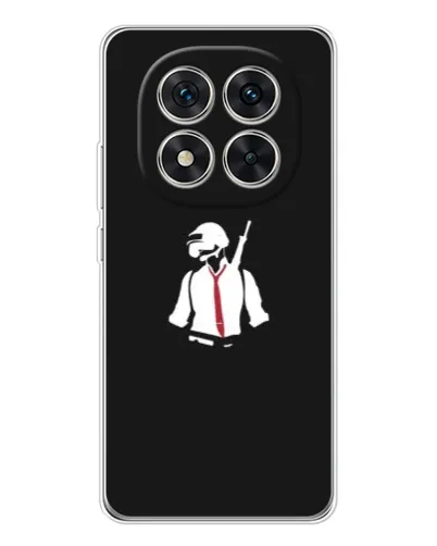 Чехол для Xiaomi Redmi Note 14 Pro с картинкой «PUBG — силуэт воина» Чехол для Xiaomi Redmi Note 14 Pro с картинкой «PUBG — силуэт воина»