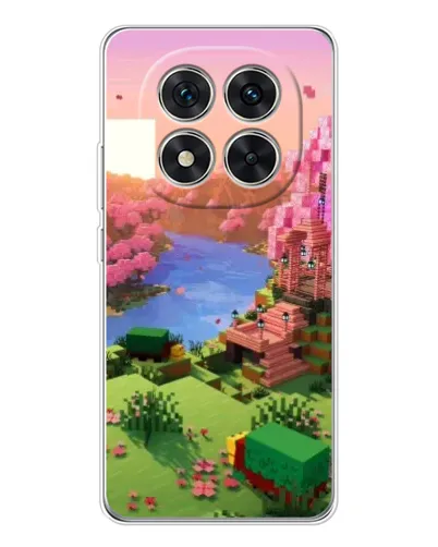 Чехол для Xiaomi Redmi Note 14 Pro с картинкой «Розовое дерево Minecraft»
