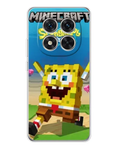 Чехол для Xiaomi Redmi Note 14 Pro с картинкой «Губка Боб Minecraft» Чехол для Xiaomi Redmi Note 14 Pro с картинкой «Губка Боб Minecraft»