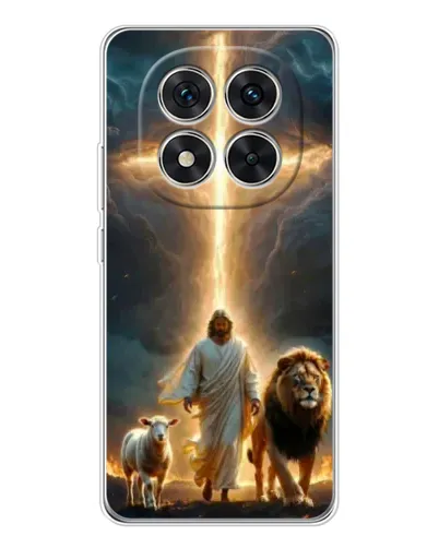 Чехол для Xiaomi Redmi Note 14 Pro с картинкой «Лев Иуды и Свет» Чехол для Xiaomi Redmi Note 14 Pro с картинкой «Лев Иуды и Свет»