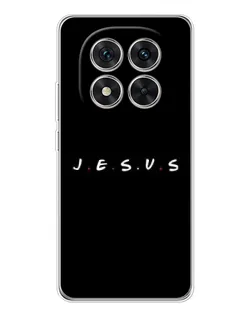 Чехол для Xiaomi Redmi Note 14 Pro с картинкой «Точки веры J.E.S.U.S.»