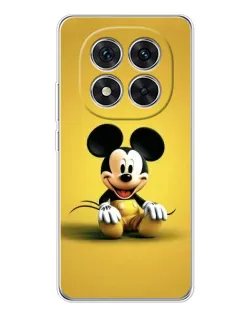 Чехол для Xiaomi Redmi Note 14 Pro с картинкой «Микки на желтом»