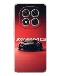 Чехол для Xiaomi Redmi Note 14 Pro с картинкой «Mercedes AMG — красная линия»