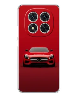 Чехол для Xiaomi Redmi Note 14 Pro с картинкой «Красный Mercedes AMG»