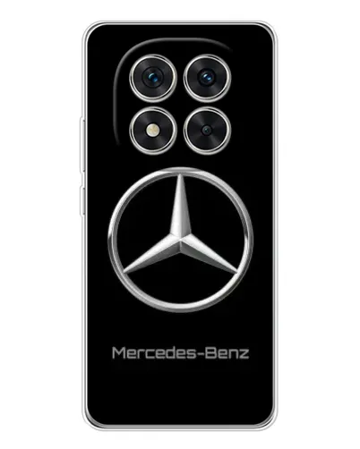 Чехол для Xiaomi Redmi Note 14 Pro с картинкой «Mercedes Silver Logo»