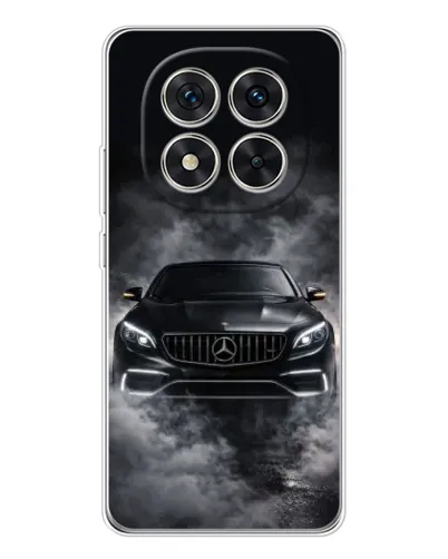 Чехол для Xiaomi Redmi Note 14 Pro с картинкой «Mercedes в дыму»